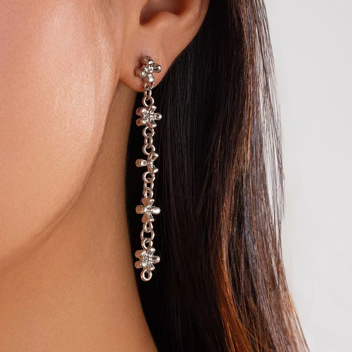 Personalized Rhinestone Y-shaped Necklace Suit