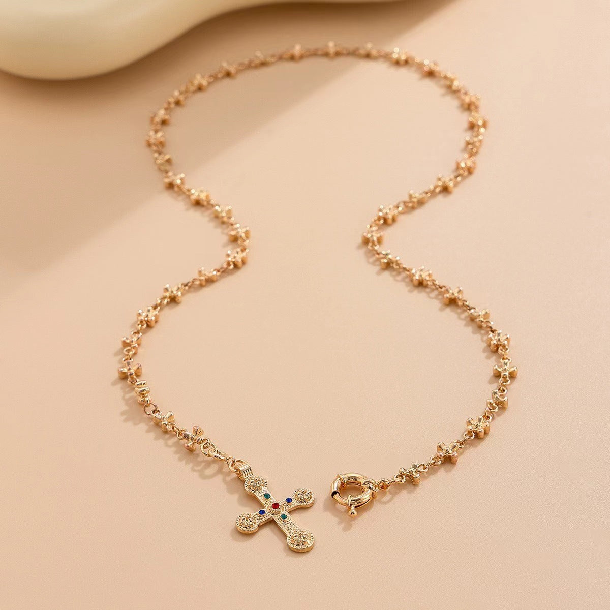 Personalized Rhinestone Y-shaped Necklace Suit