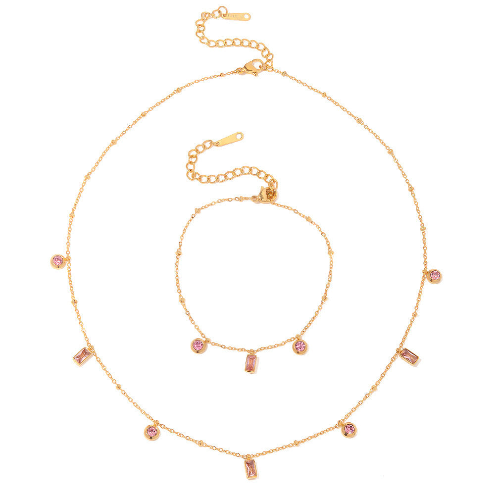 European And American Style Fashion Square Women's Necklace