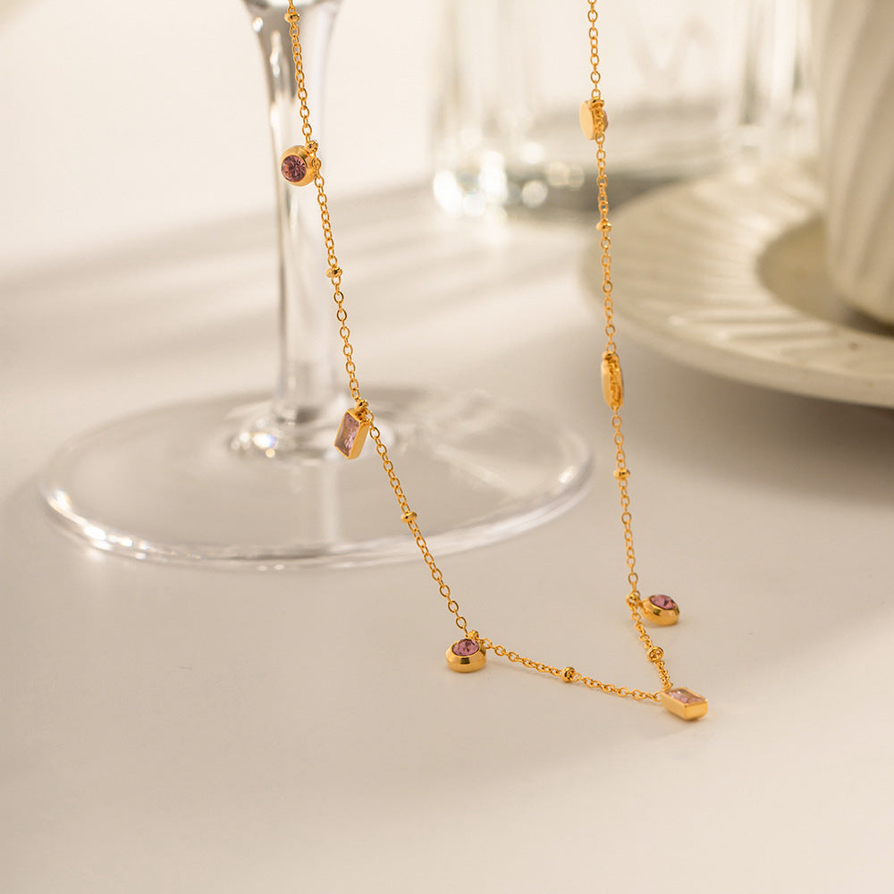 European And American Style Fashion Square Women's Necklace